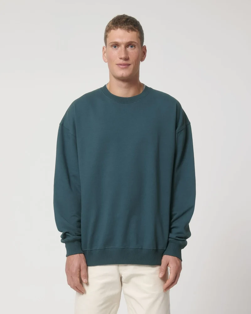 Sweat à col rond coton bio Stanley/Stella Ledger à personnaliser