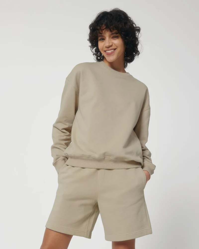 Sweat à col rond coton bio Stanley/Stella Ledger à personnaliser