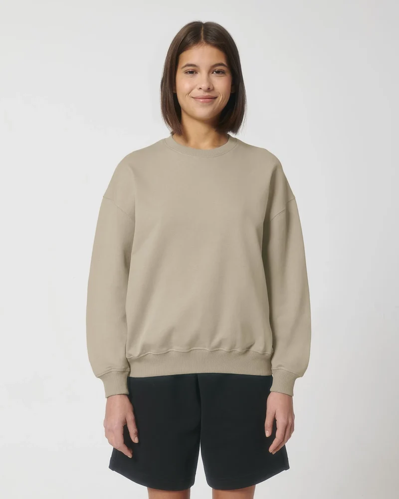 Sweat à col rond coton bio Stanley/Stella Ledger à personnaliser