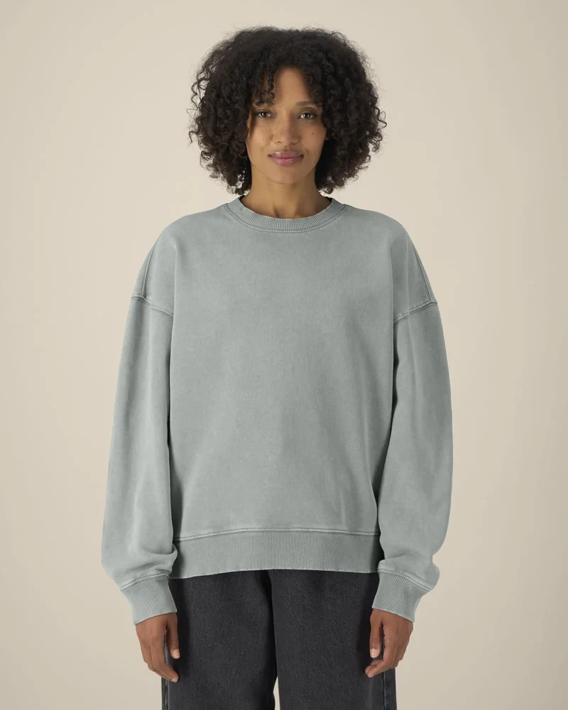 Sweat à col rond coton bio Stanley/Stella Radder 2.0 Vintage à personnaliser