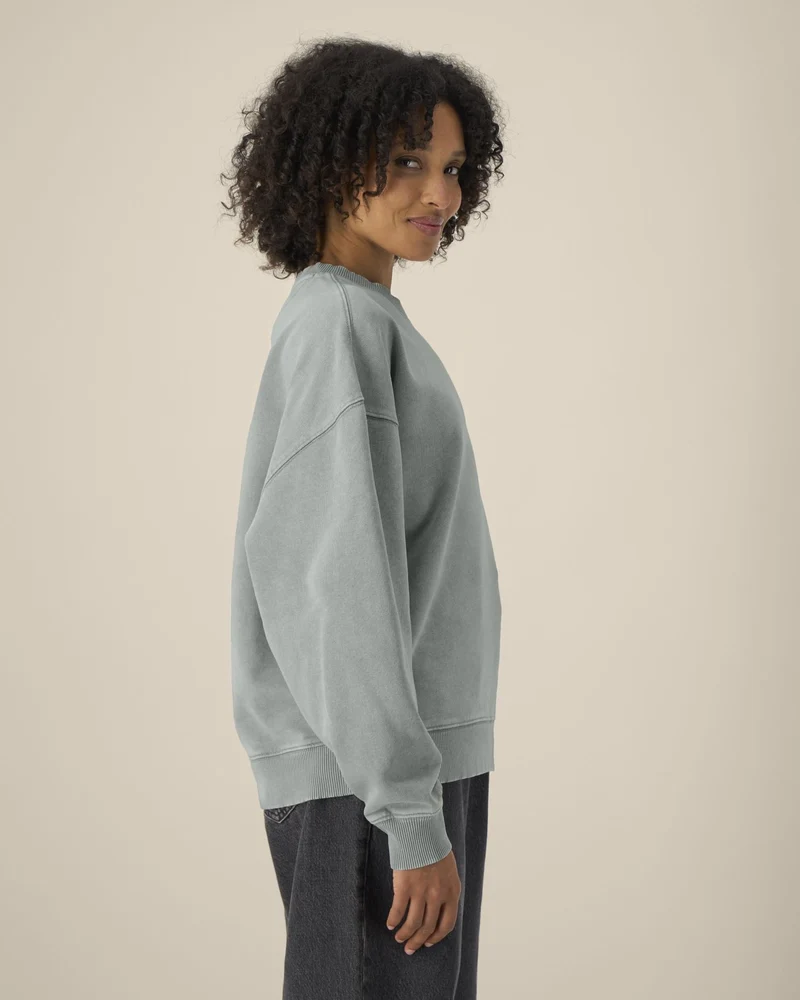 Sweat à col rond coton bio Stanley/Stella Radder 2.0 Vintage à personnaliser