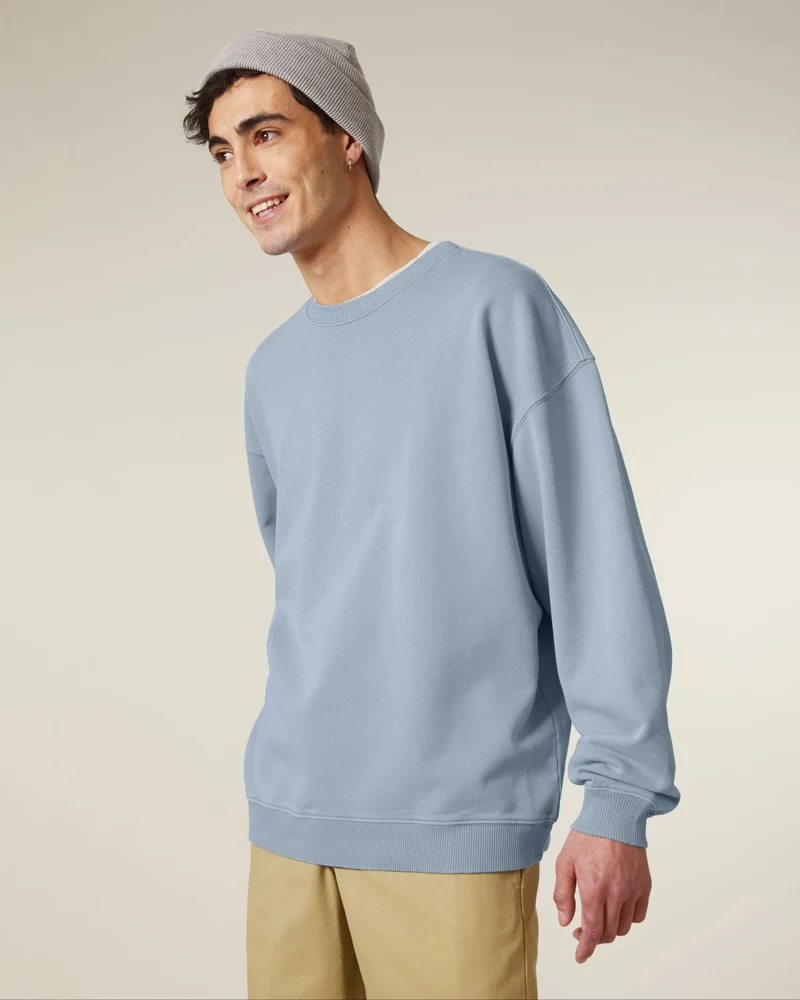 Sweat à col rond coton bio Stanley/Stella Radder 2.0 Vintage à personnaliser
