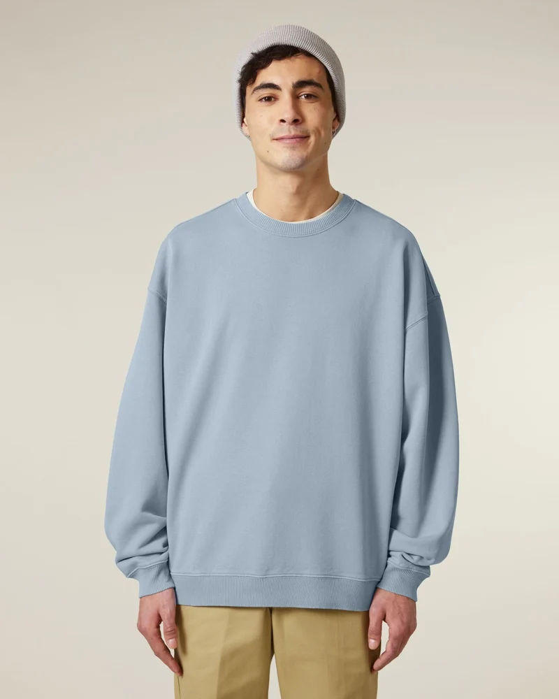 Sweat à col rond coton bio Stanley/Stella Radder 2.0 Vintage à personnaliser
