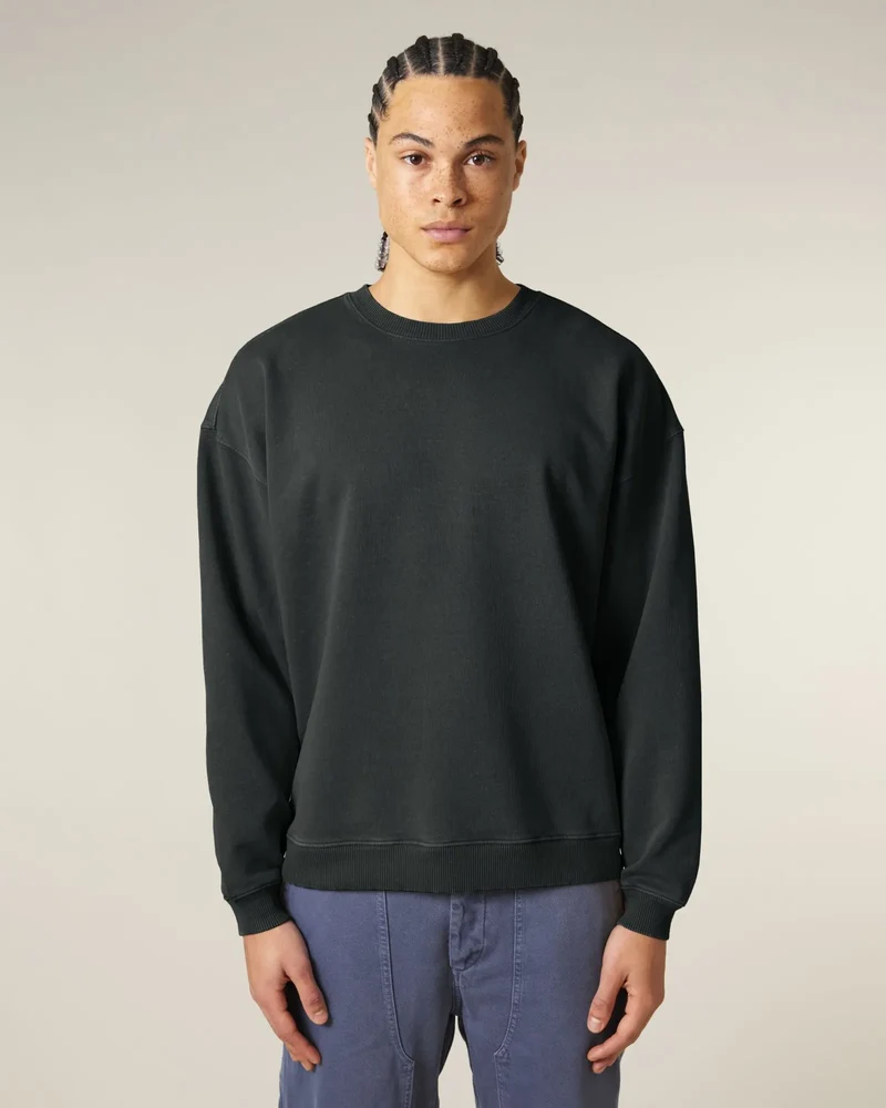 Sweat à col rond coton bio Stanley/Stella Radder 2.0 Vintage à personnaliser
