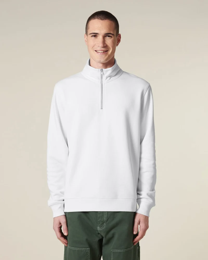Sweat-shirt unisexe coton bio Stanley/Stella Trucker 2.0 à personnaliser
