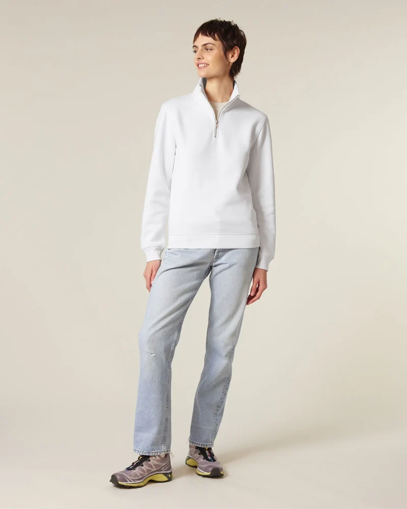 Sweat-shirt unisexe coton bio Stanley/Stella Trucker 2.0 à personnaliser