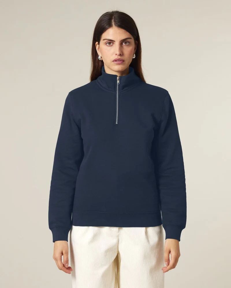 Sweat-shirt unisexe coton bio Stanley/Stella Trucker 2.0 à personnaliser