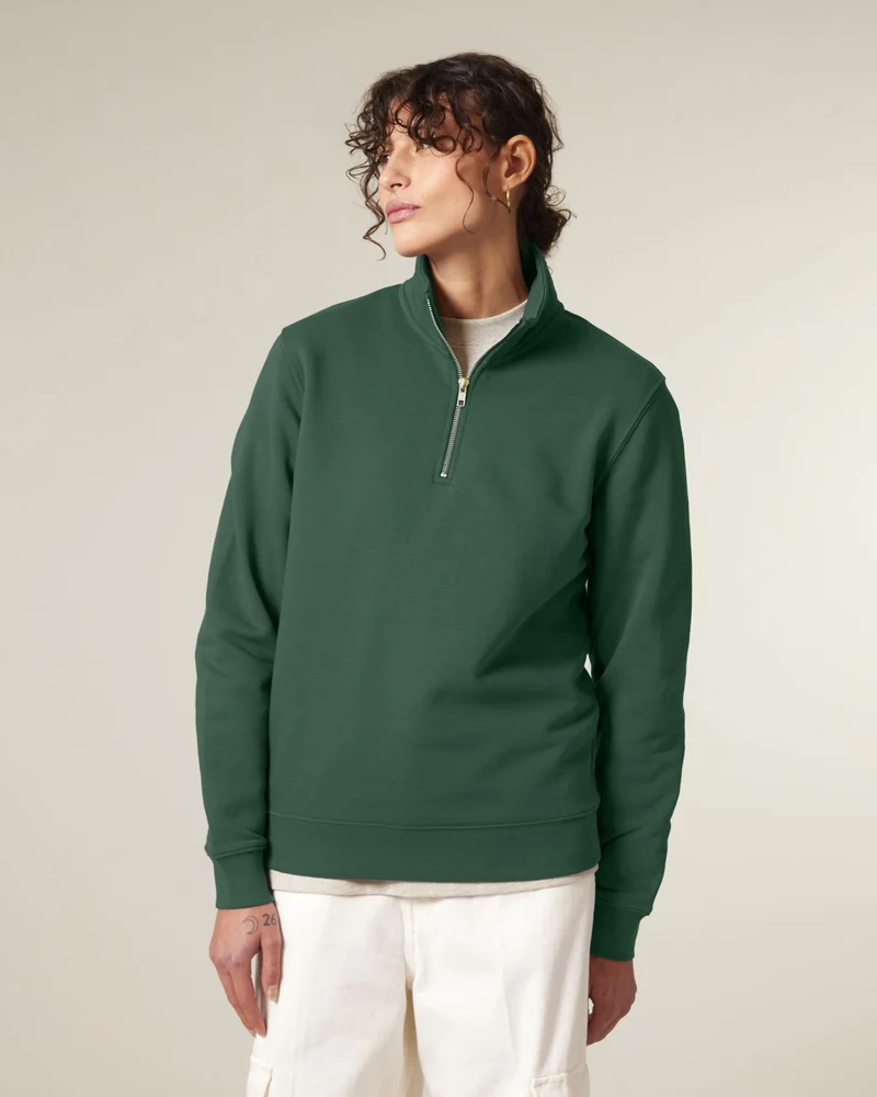 Sweat-shirt unisexe coton bio Stanley/Stella Trucker 2.0 à personnaliser
