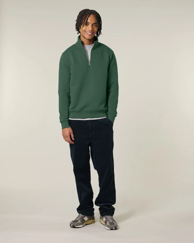 Sweat-shirt unisexe coton bio Stanley/Stella Trucker 2.0 à personnaliser