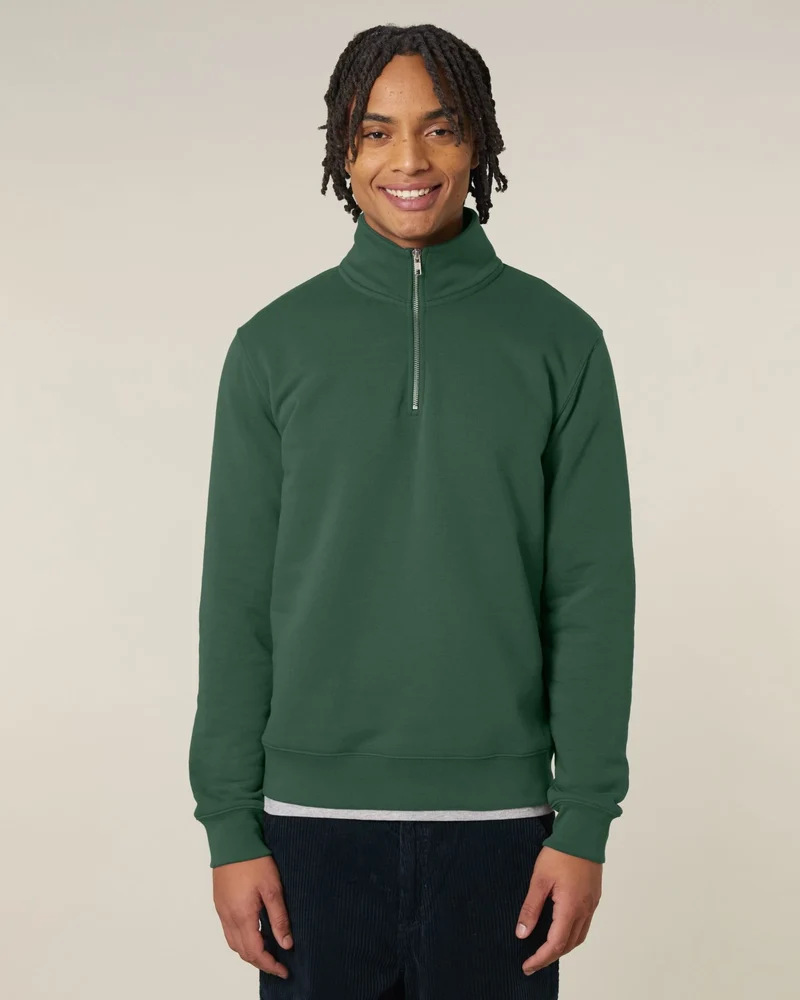 Sweat-shirt unisexe coton bio Stanley/Stella Trucker 2.0 à personnaliser