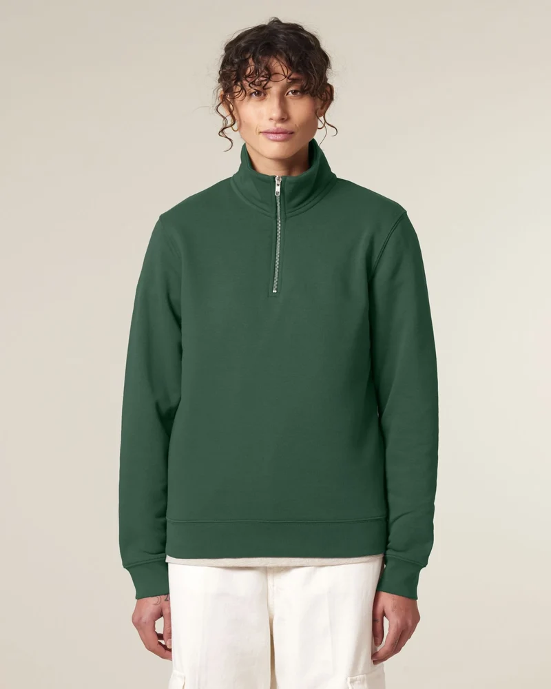 Sweat-shirt unisexe coton bio Stanley/Stella Trucker 2.0 à personnaliser