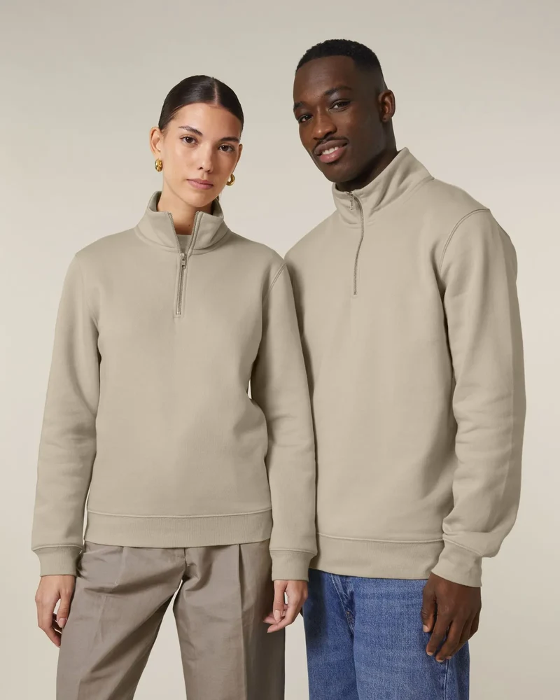 Sweat-shirt unisexe coton bio Stanley/Stella Trucker 2.0 à personnaliser