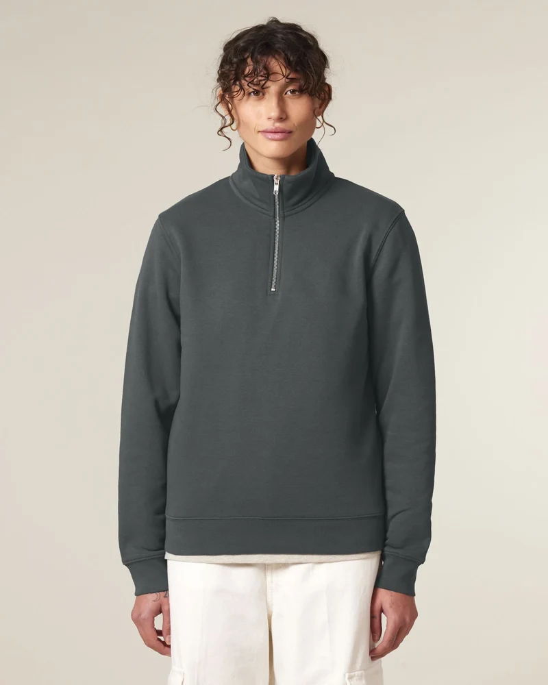 Sweat-shirt unisexe coton bio Stanley/Stella Trucker 2.0 à personnaliser