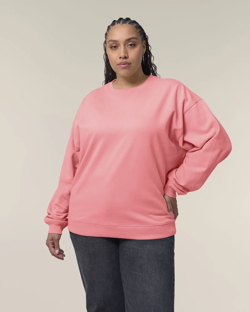 Sweat-shirt unisexe col rond Oversized Stanley/Stella Radder 2.0 à personnaliser