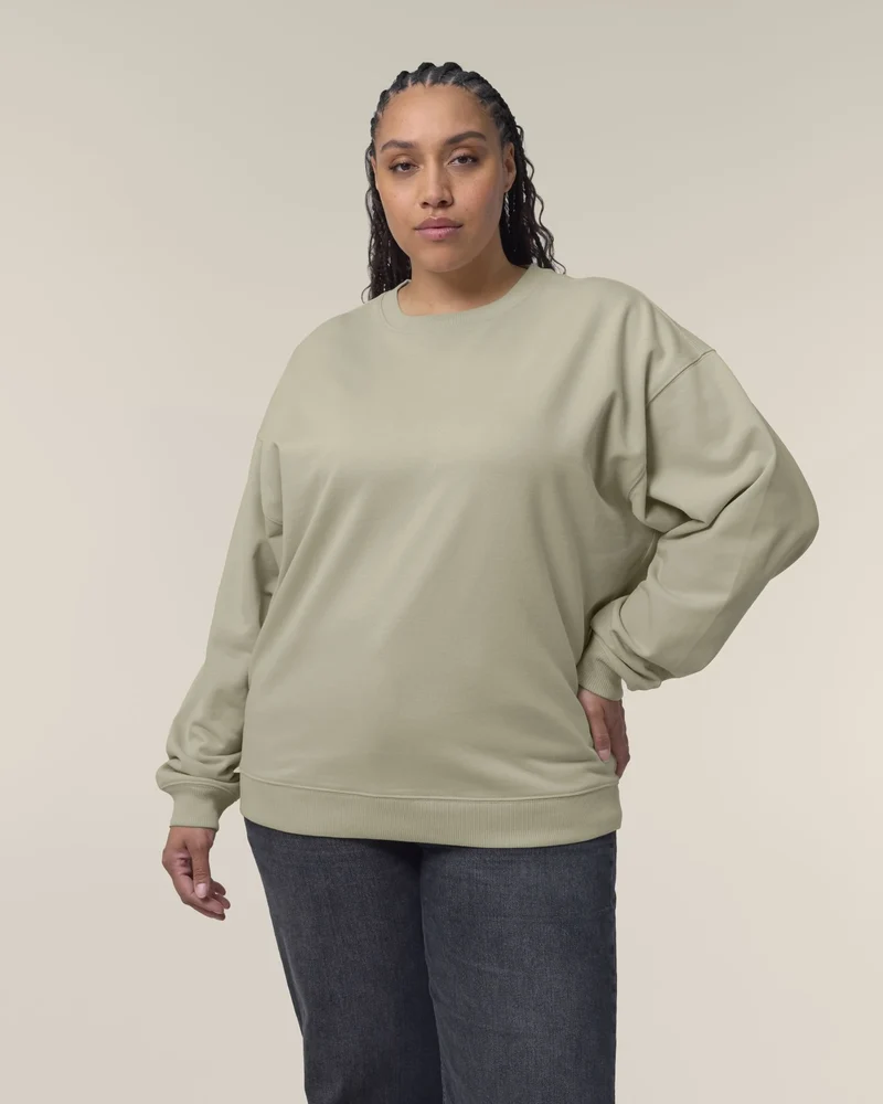 Sweat-shirt unisexe col rond Oversized Stanley/Stella Radder 2.0 à personnaliser