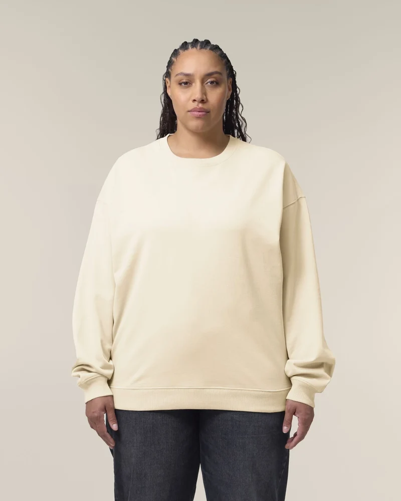 Sweat-shirt unisexe col rond Oversized Stanley/Stella Radder 2.0 à personnaliser