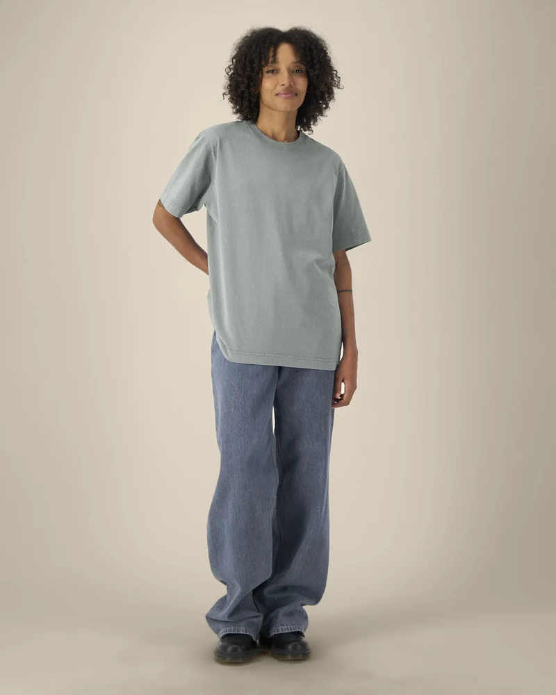 T-shirt unisexe épais coton bio Stanley/Stella Freestyler Vintage à personnaliser