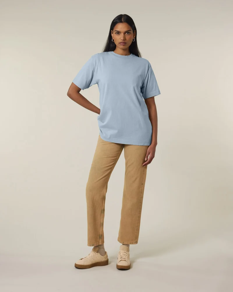 T-shirt unisexe épais coton bio Stanley/Stella Freestyler Vintage à personnaliser