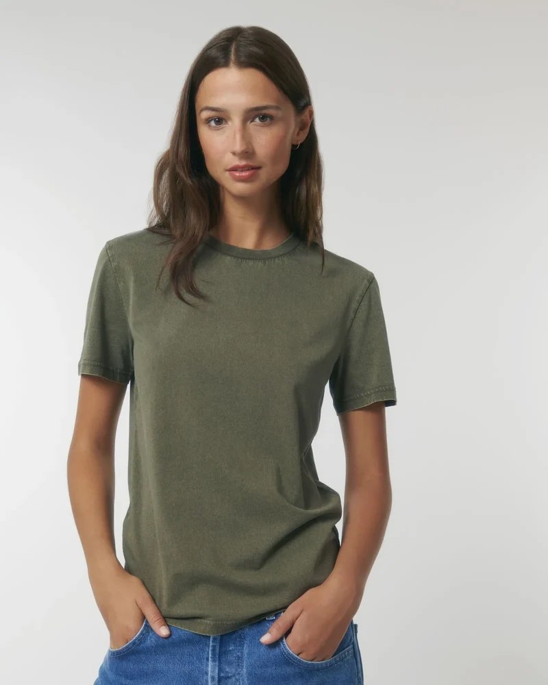 T-shirt coton bio Stanley/Stella Crafter Vintage à personnaliser