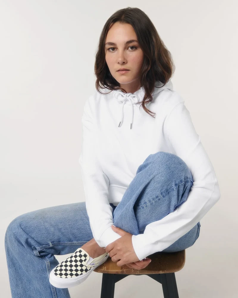 Sweat à capuche unisexe coton bio Stanley/Stella à personnaliser
