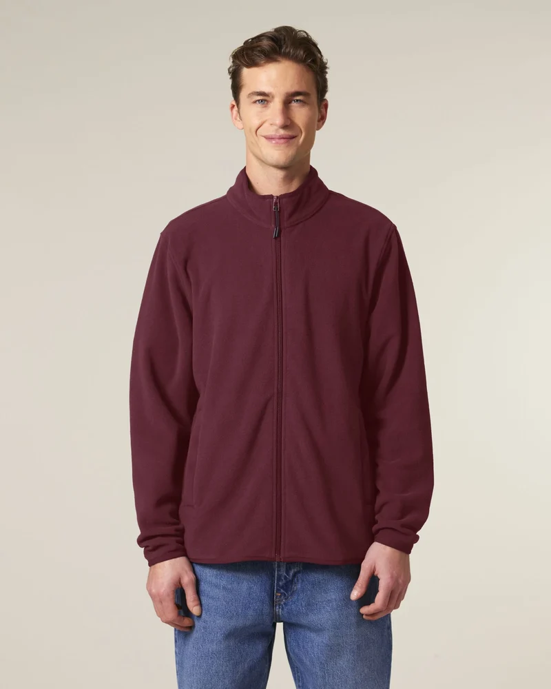 Veste polaire homme 100% polyester recyclé à personnaliser