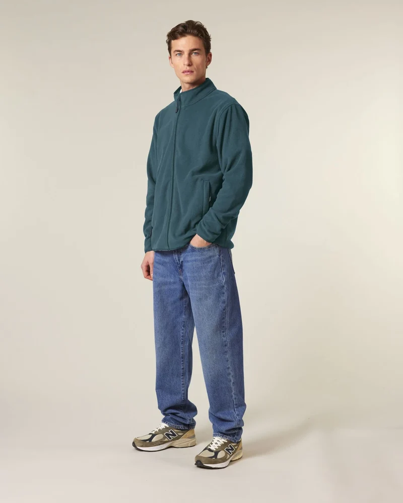 Veste polaire homme 100% polyester recyclé à personnaliser