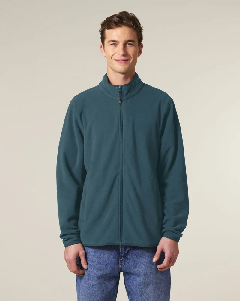 Veste polaire homme 100% polyester recyclé à personnaliser