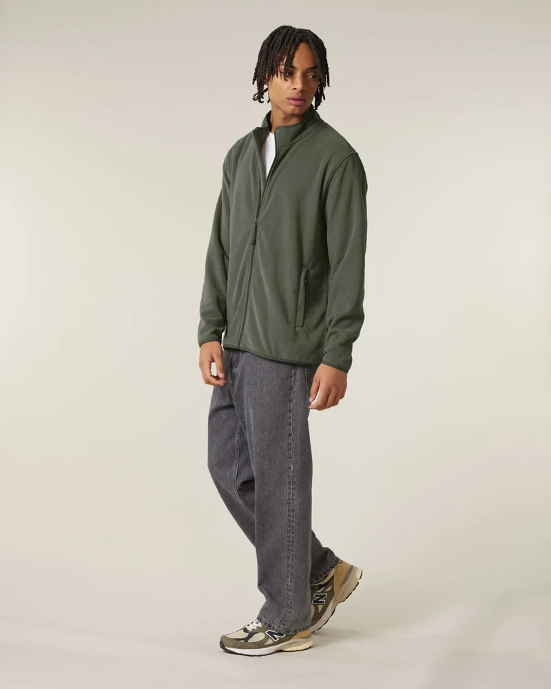 Veste polaire homme 100% polyester recyclé à personnaliser