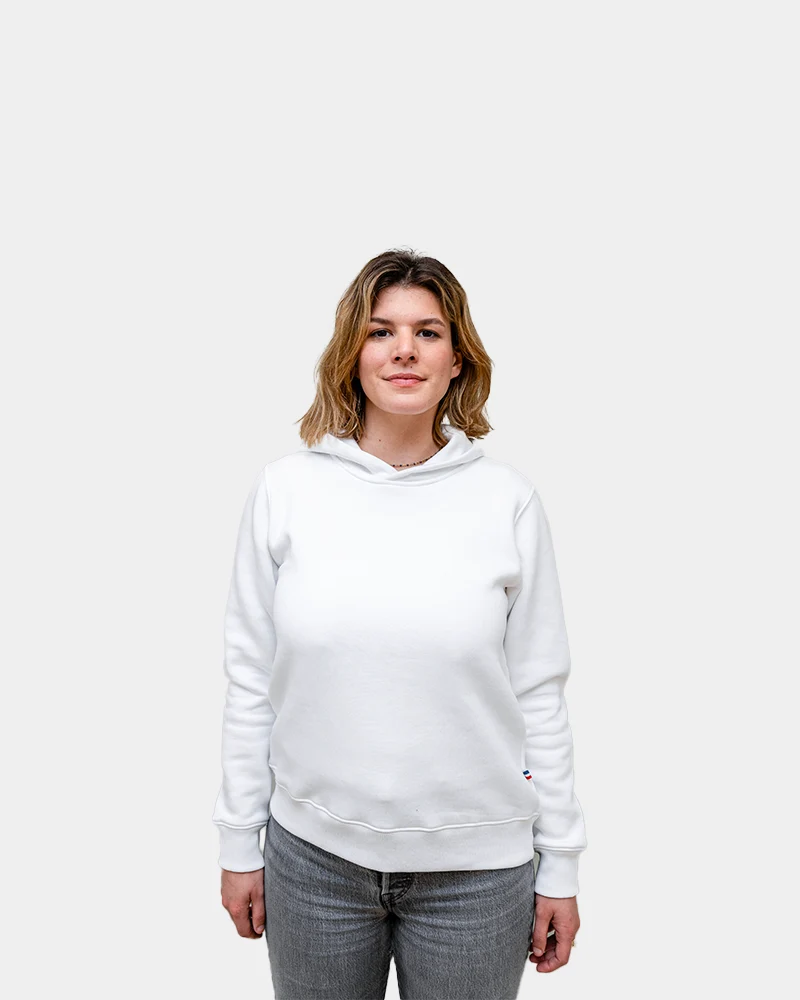 Sweat à capuche femme Made in France à personnaliser