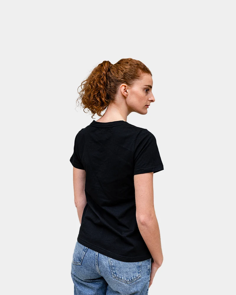 T-shirt femme col V Made in France à personnaliser