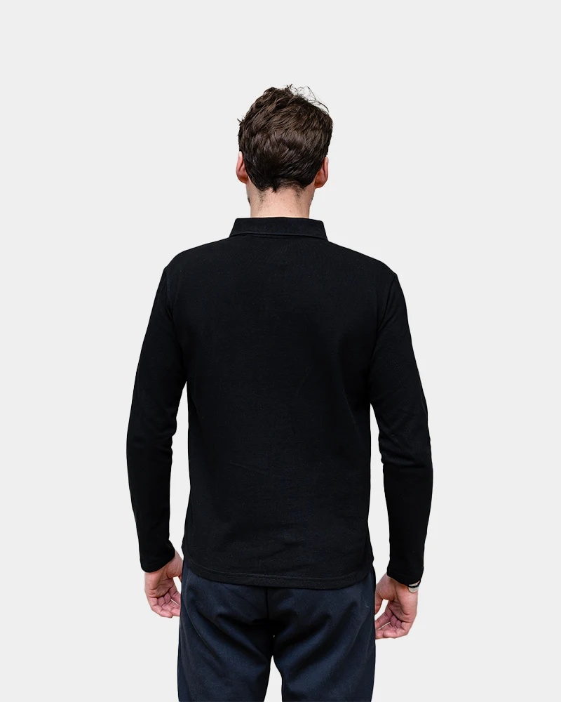 Polo Homme manche longue à personnaliser