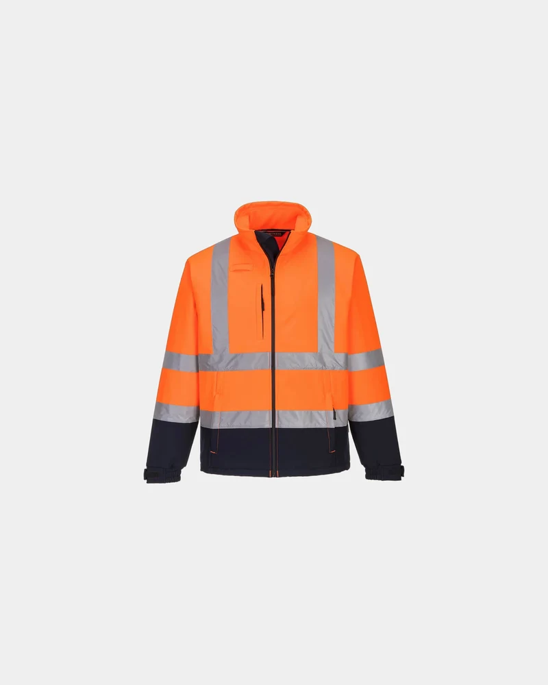 Veste softshell bicolore imperméable à personnaliser