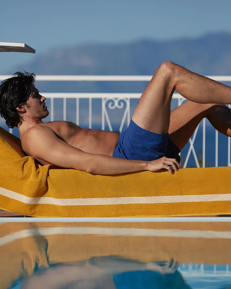 Serviette de plage 90x200 coton longues fibres à personnaliser
