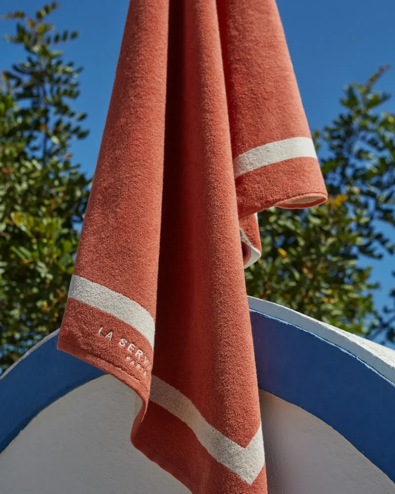 Serviette de plage coton longues fibres 90x170 à personnaliser