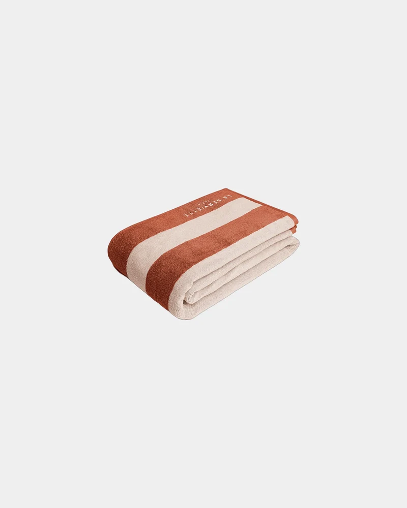 Serviette de plage XXL 170x170 Rayures Riviera à personnaliser