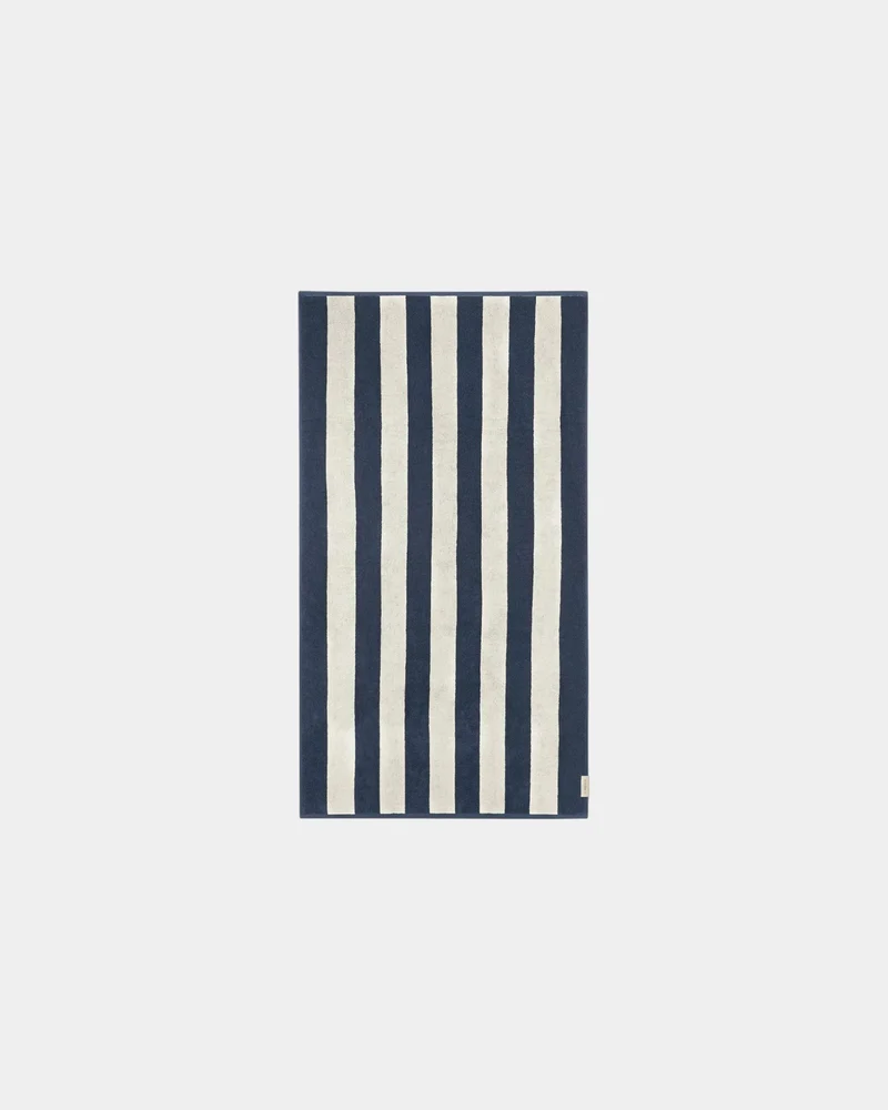 Serviette de plage 90x170 Rayures Riviera La Serviette Paris à personnaliser