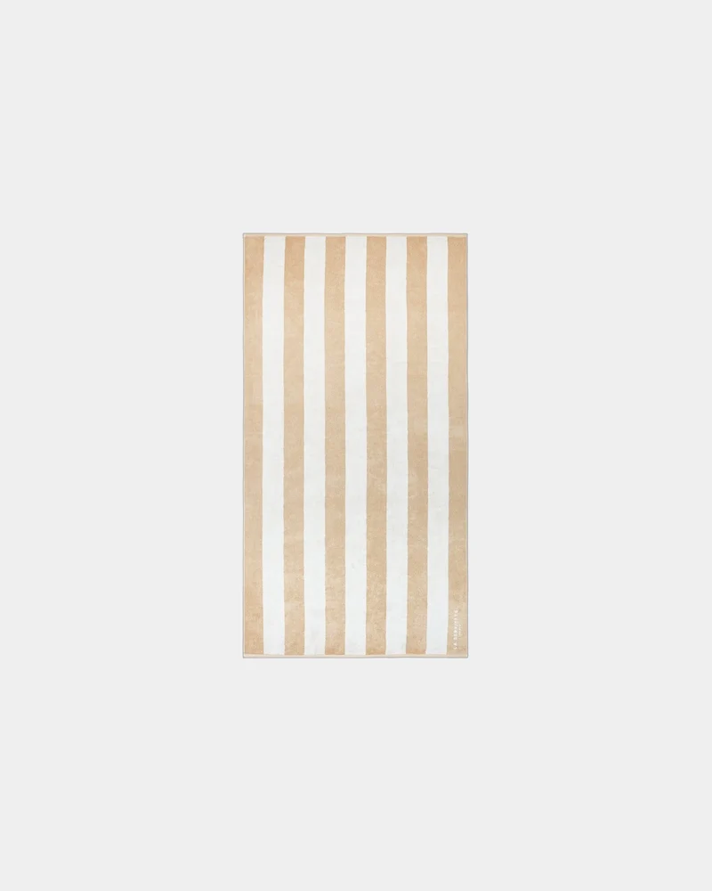 Serviette de plage 90x170 Rayures Riviera La Serviette Paris à personnaliser