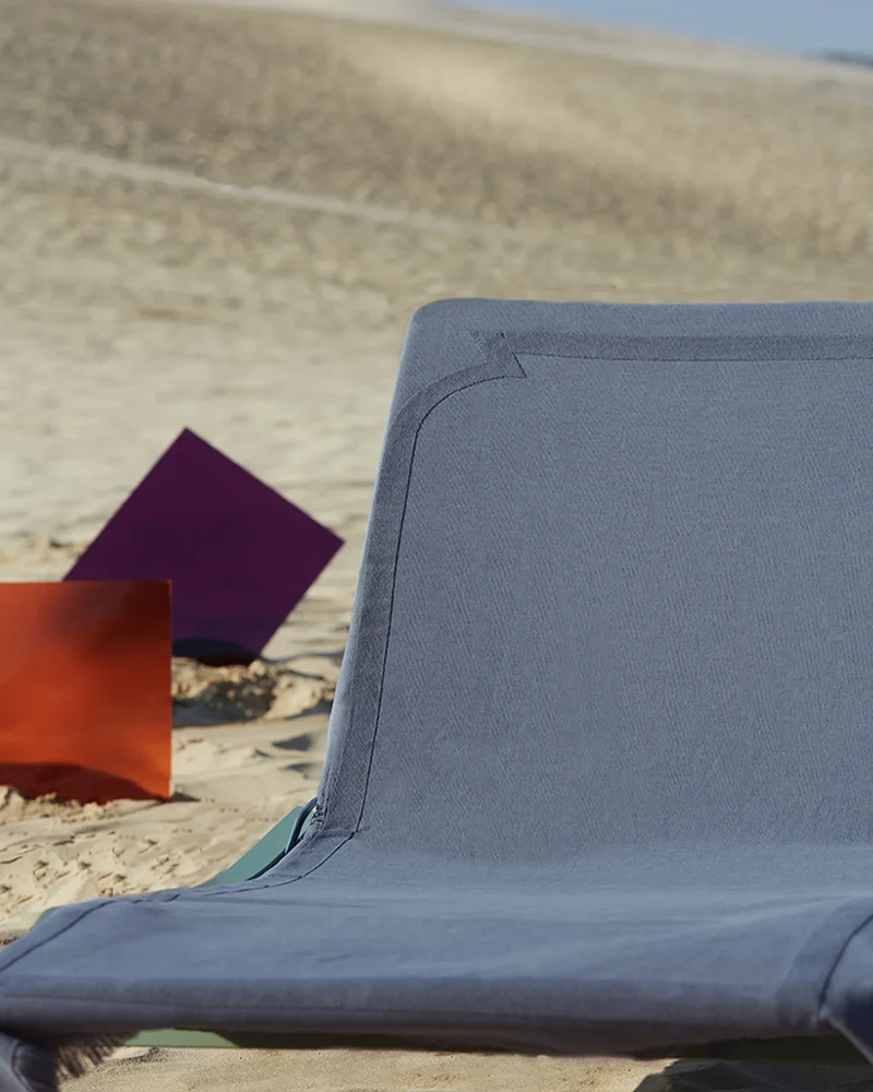 Fouta de plage bi-matière 90x200 La Serviette Paris à personnaliser