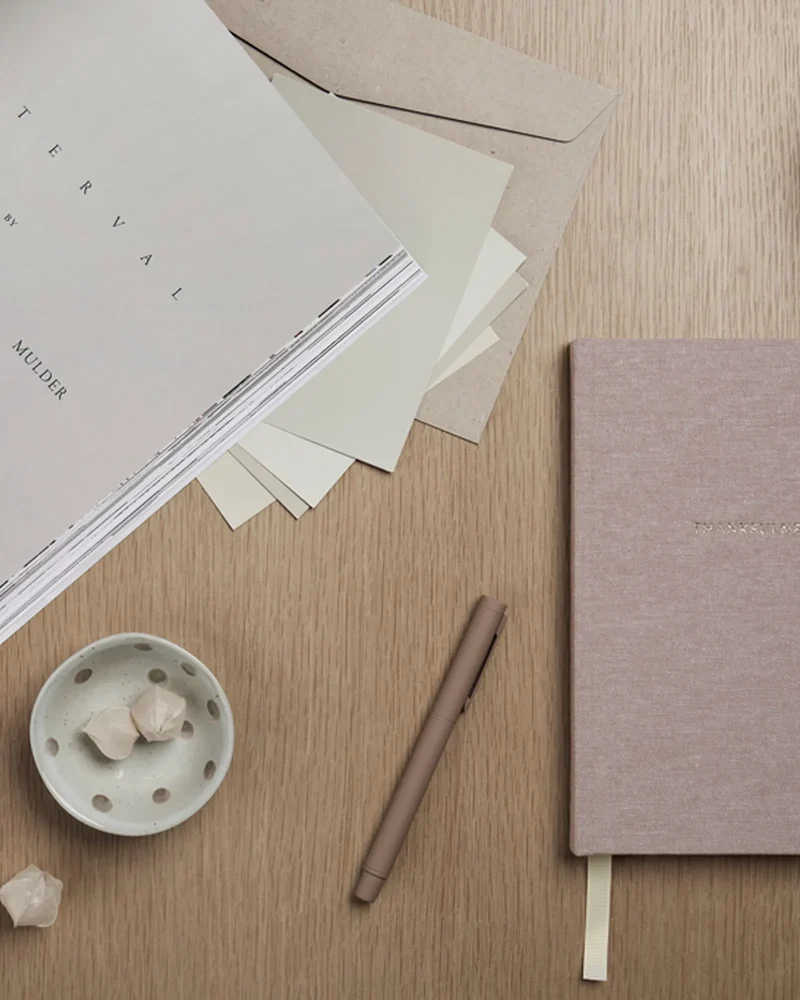 Carnet de notes papier recyclé Vinga Thankfulness à personnaliser