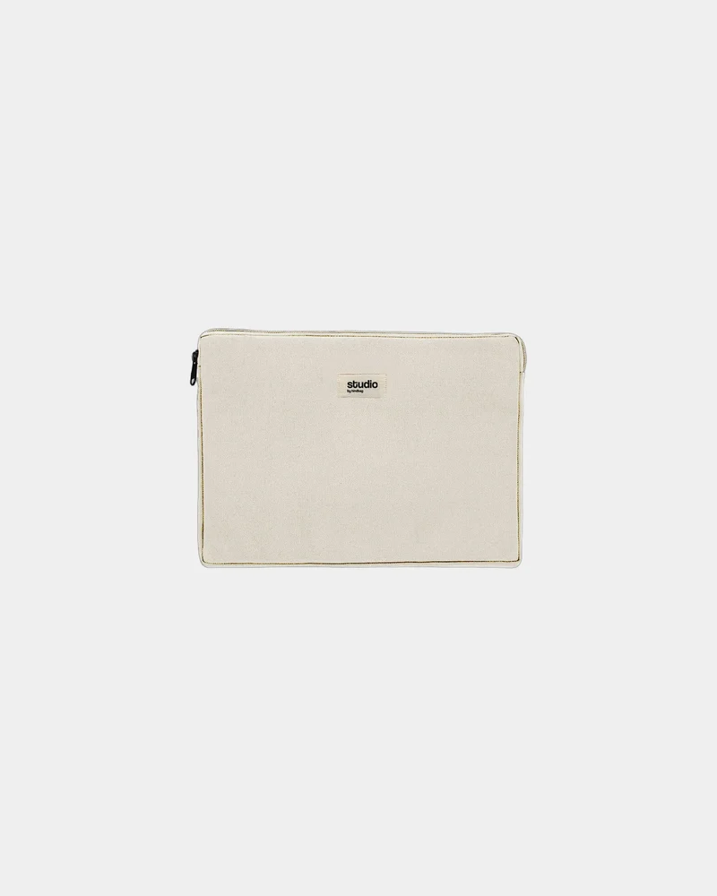 Housse ordinateur coton bio Hindbag Léo 13" à personnaliser