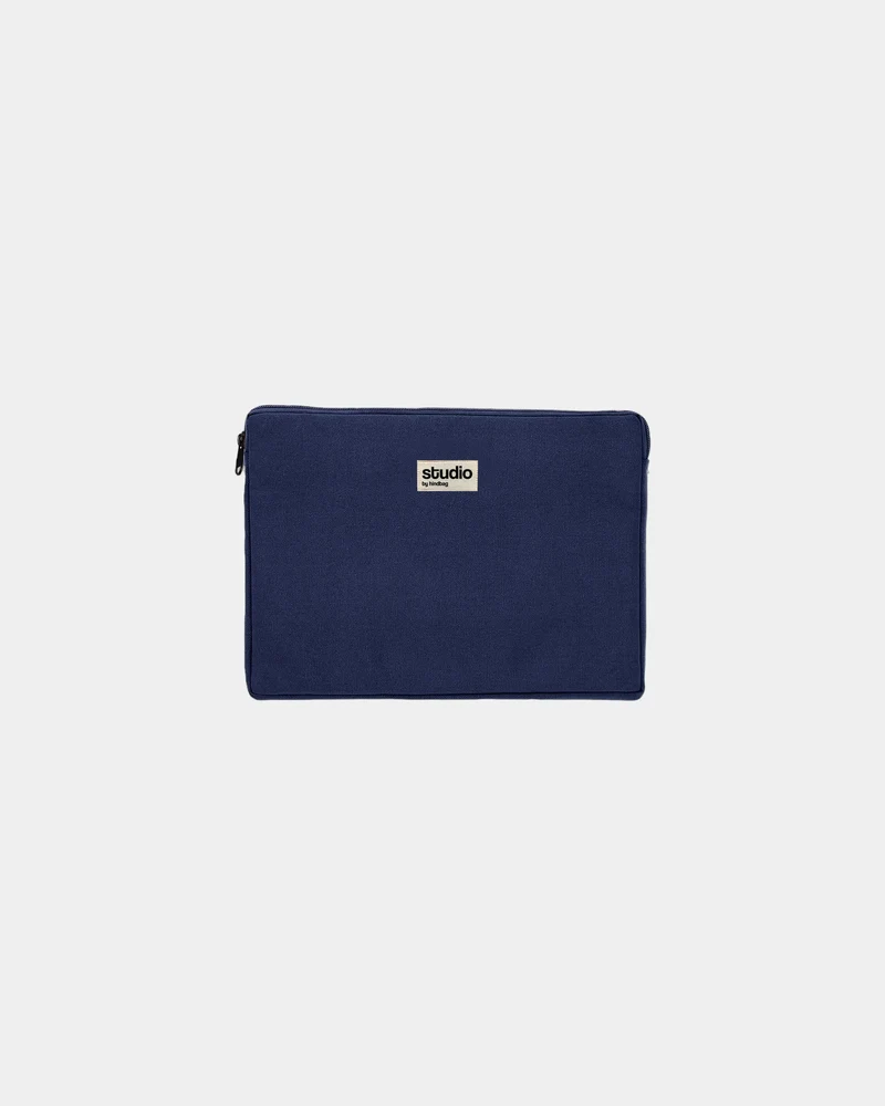 Housse ordinateur coton bio Hindbag Léo 13" à personnaliser
