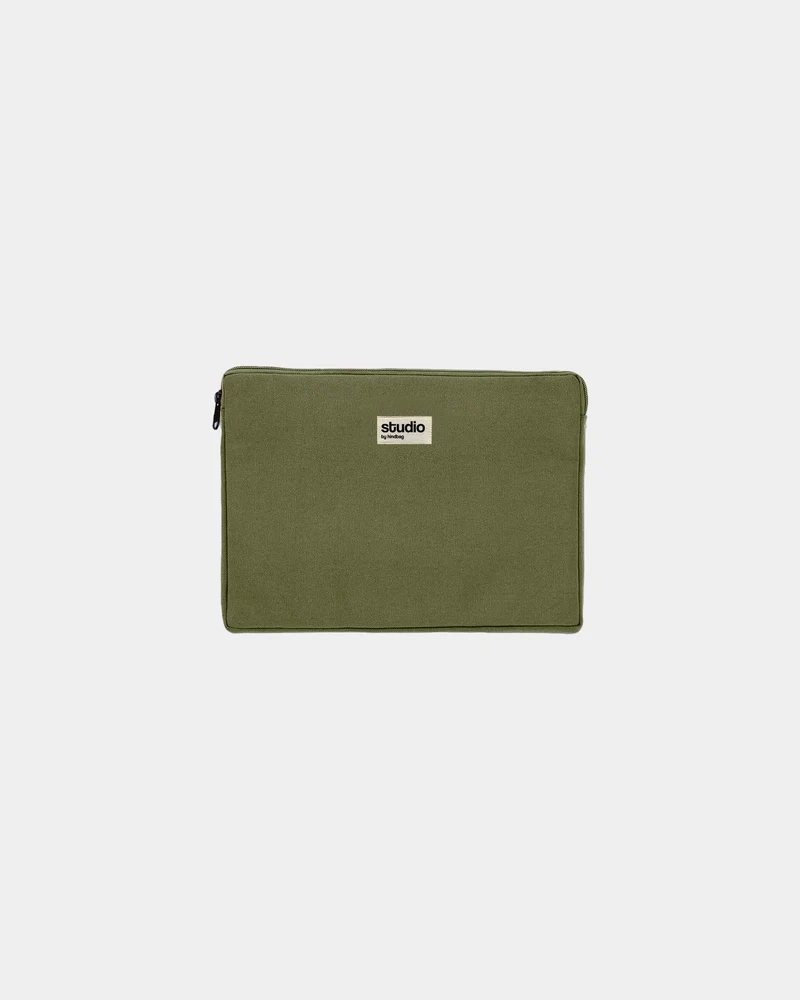 Housse ordinateur coton bio Hindbag Léo 13" à personnaliser