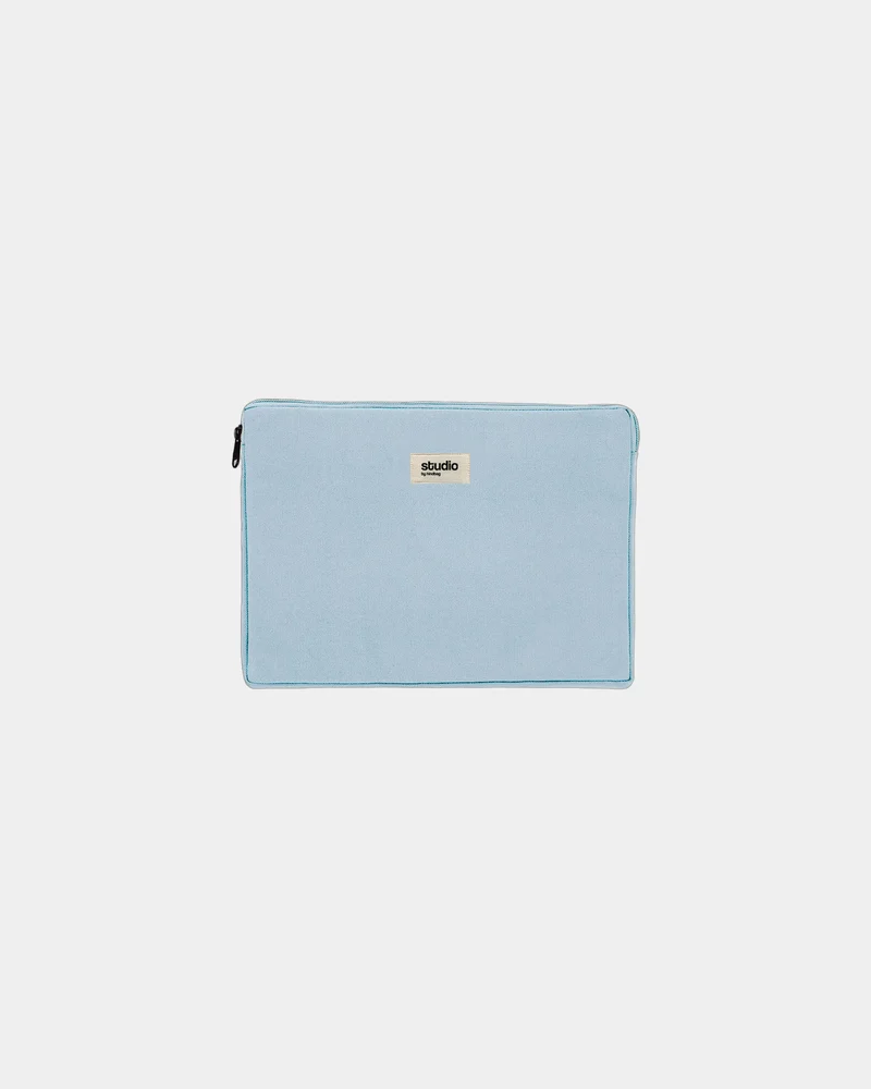Housse ordinateur coton bio Hindbag Léo 13" à personnaliser