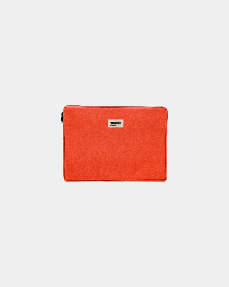 Housse ordinateur coton bio Hindbag Léo 13" à personnaliser