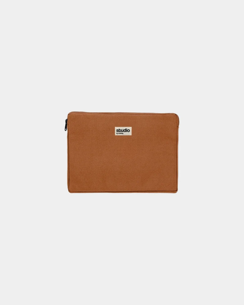 Housse ordinateur coton bio Hindbag Léo 13" à personnaliser