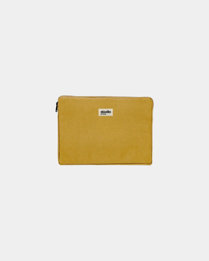 Housse ordinateur coton bio Hindbag Léo 13" à personnaliser