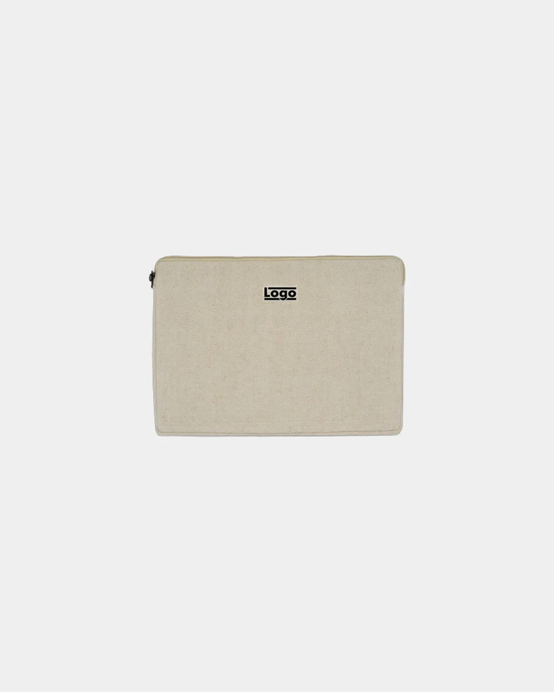 Housse ordinateur coton bio Hindbag Léo 13" à personnaliser