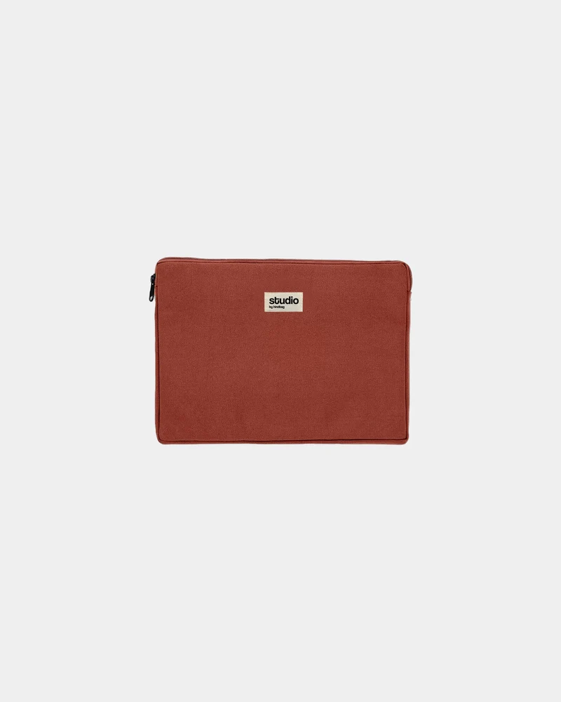 Housse ordinateur coton bio Hindbag Léo 15" à personnaliser