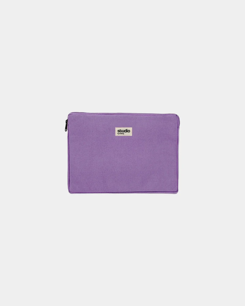Housse ordinateur coton bio Hindbag Léo 15" à personnaliser