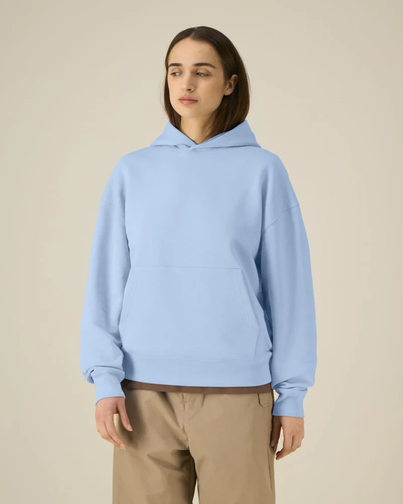 Sweat à capuche unisexe coton bio Stanley/Stella Chaser à personnaliser